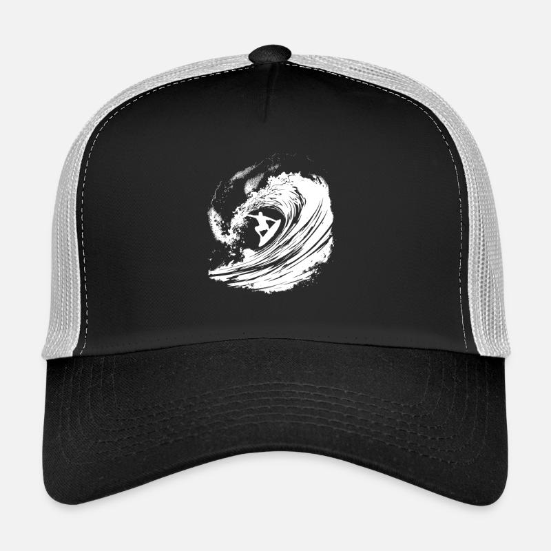 Energetic Surfing Art Surfer Trucker Cap
