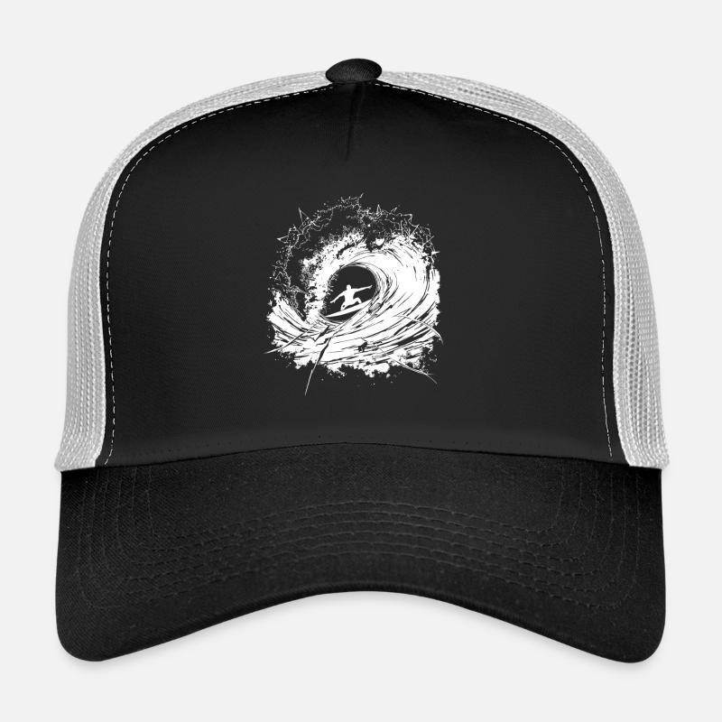 Energetic Surfing Art Surfer Trucker Cap