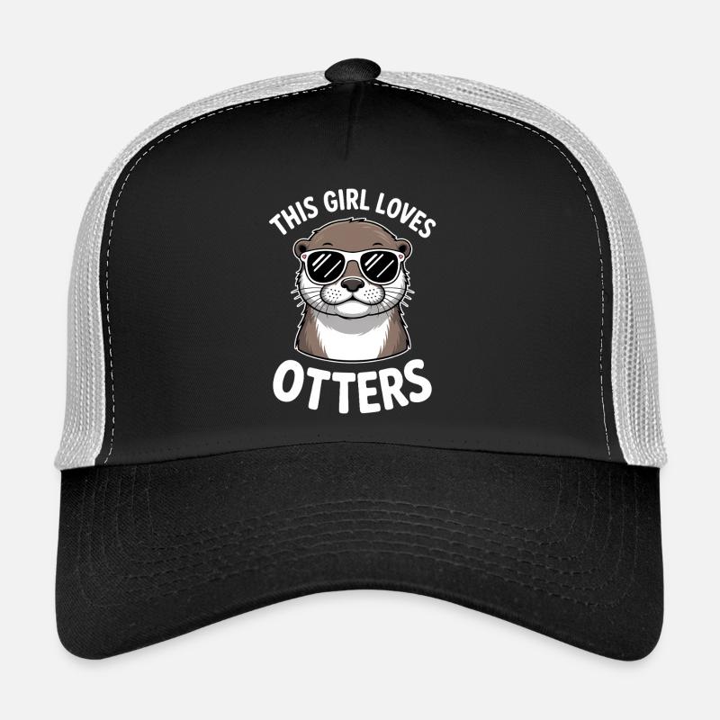 Otter Spruch Mädchen Lustiges Otter Geschenk Trucker Cap