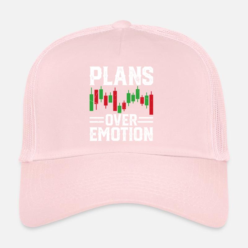 Graphique boursier Trading Crypto Marché boursier Casquette trucker 
