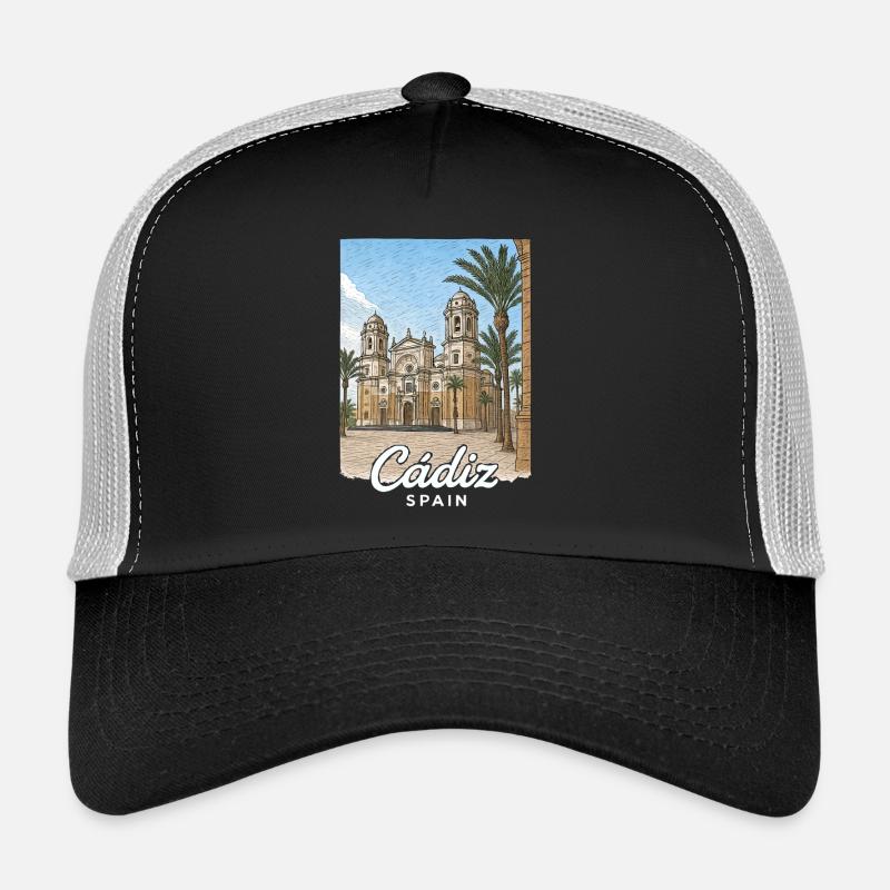 Cadiz Spain Trucker Cap