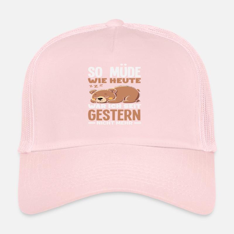 As tired as today bear saying Trucker Cap