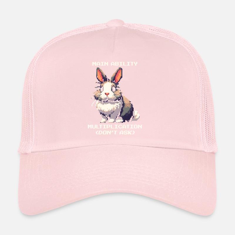 Capacité principale : Multiplication | Humour de lapin Casquette trucker 