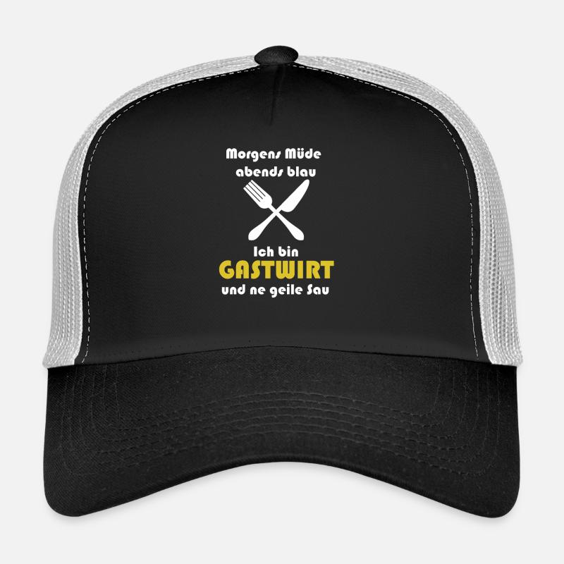 Gastwirt Wirt Restaurant Kellner Gastronomie Trucker Cap