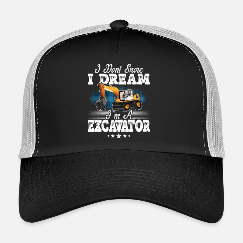 Opérateur d’excavatrice Casquette trucker 