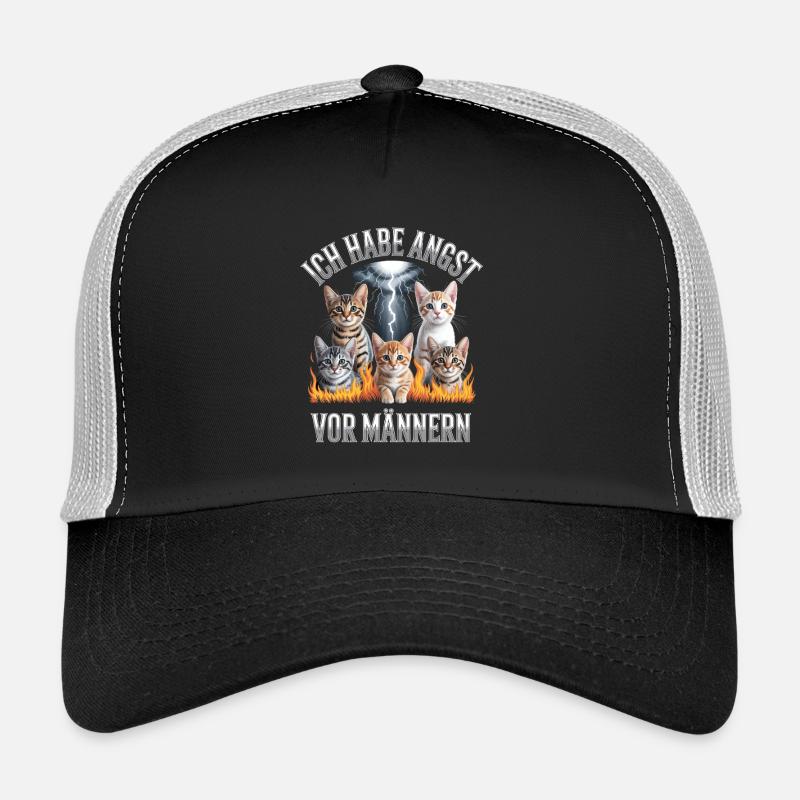 J'ai peur des hommes - Contrefaçon importable Casquette trucker 