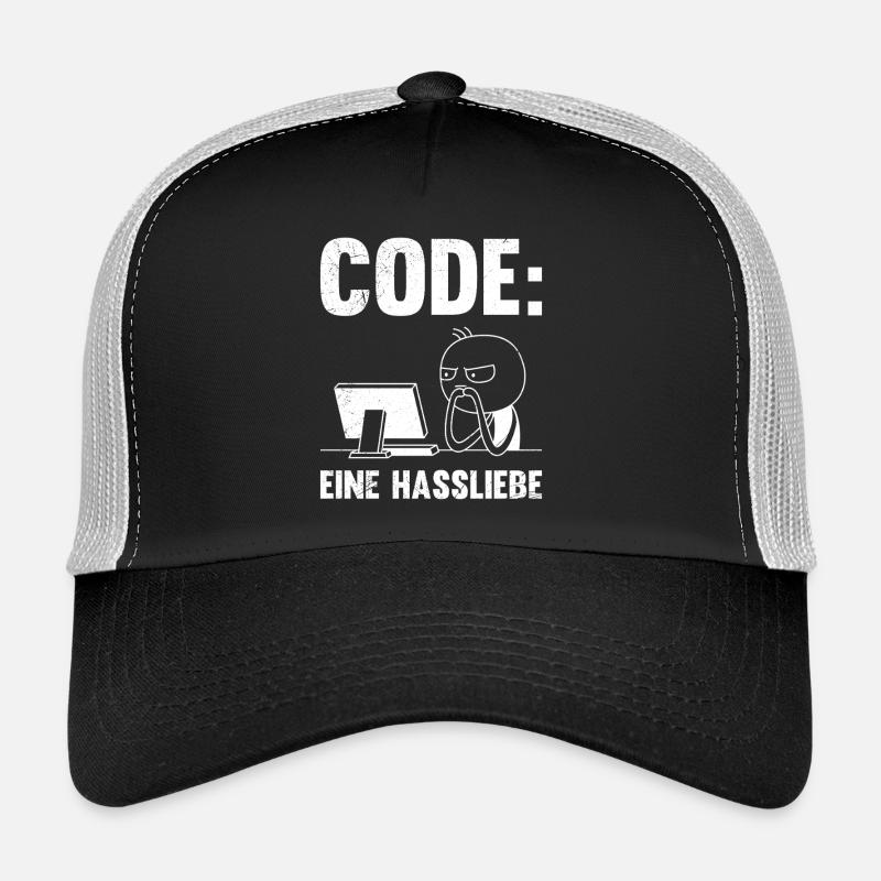Coder CODE EINE HASSLIEBE LUSTIG Trucker Cap