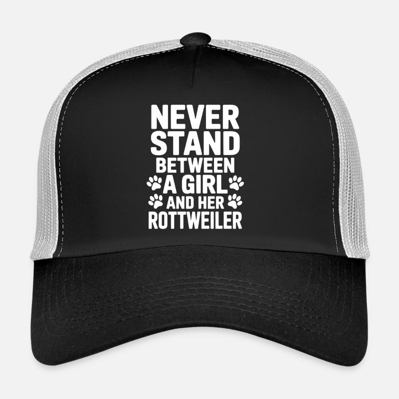 Rottweiler Spruch Mädchen Fun Rottweiler Geschenk Trucker Cap