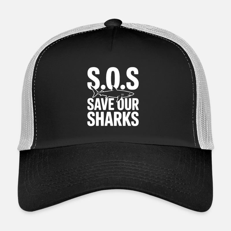 S.O.S Sauve nos requins Casquette trucker 