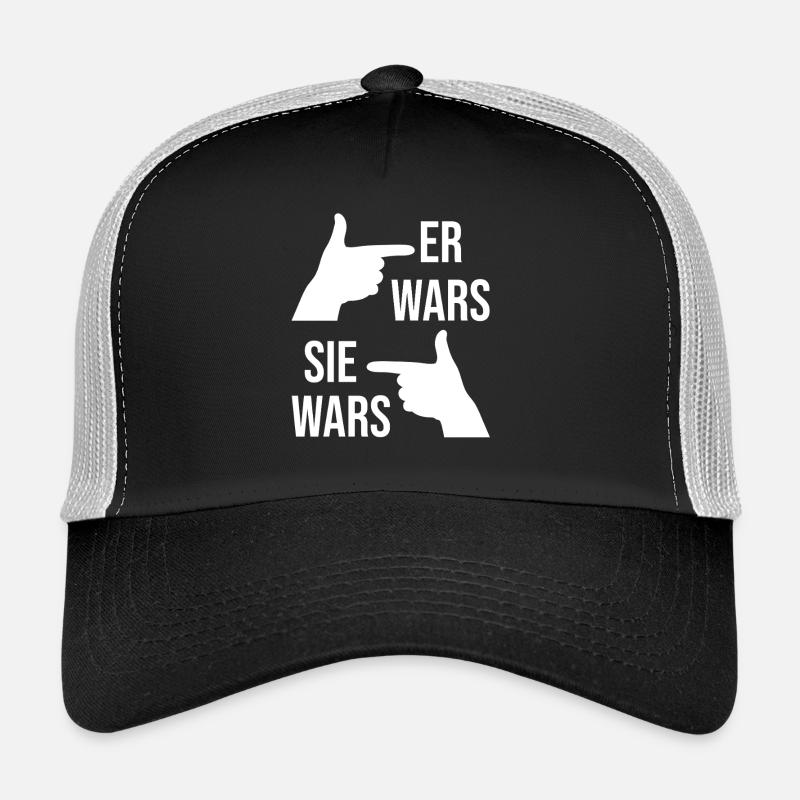 Er wars sie wars Trucker Cap