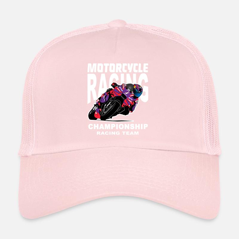 Motorcycle Racing Team Championship Trucker Cap