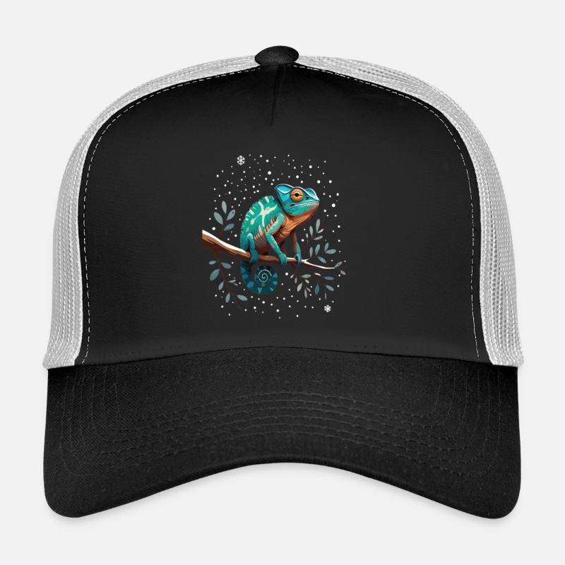 Caméléon sur la branche Sternenwald Casquette trucker 