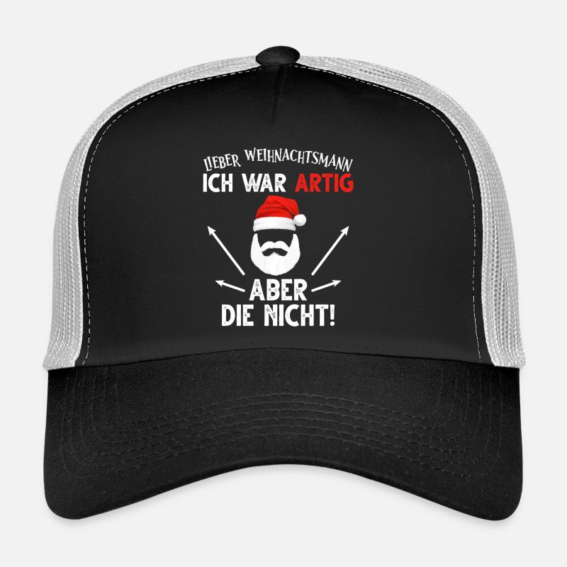 Cher Père Noël, j’étais bien élevé, mais eux non Casquette trucker 