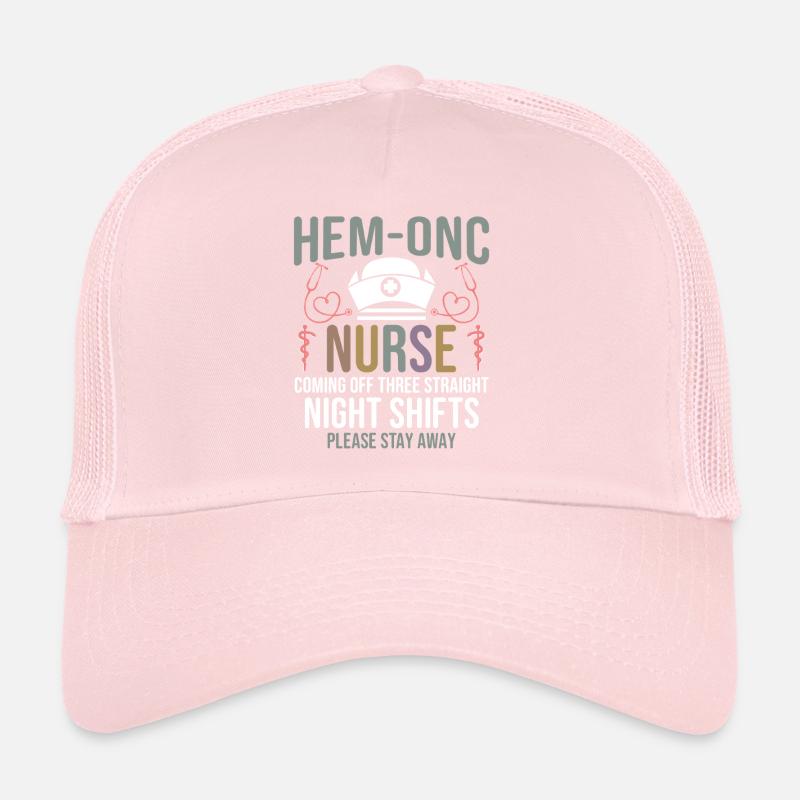 Hem/Onc Krankenschwester Ehemann Hämatologie Krankenschwester Trucker Cap