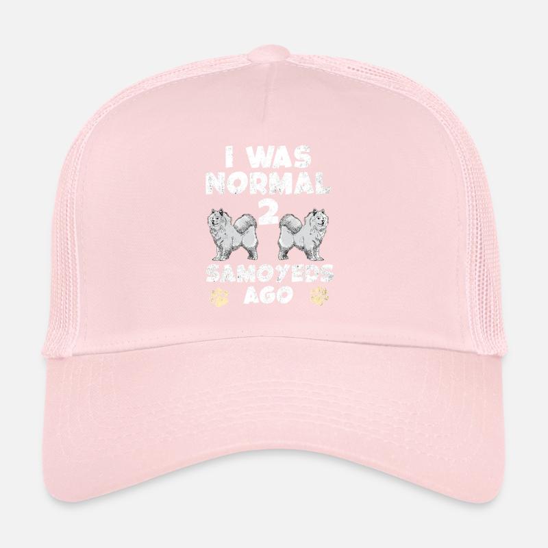 Ich War Normal Vor 2 Samoyeds Trucker Cap