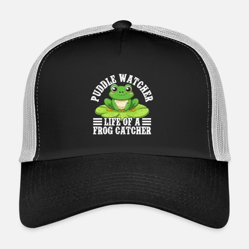 Frog Catcher Puddle Watcher Frog Trucker Cap