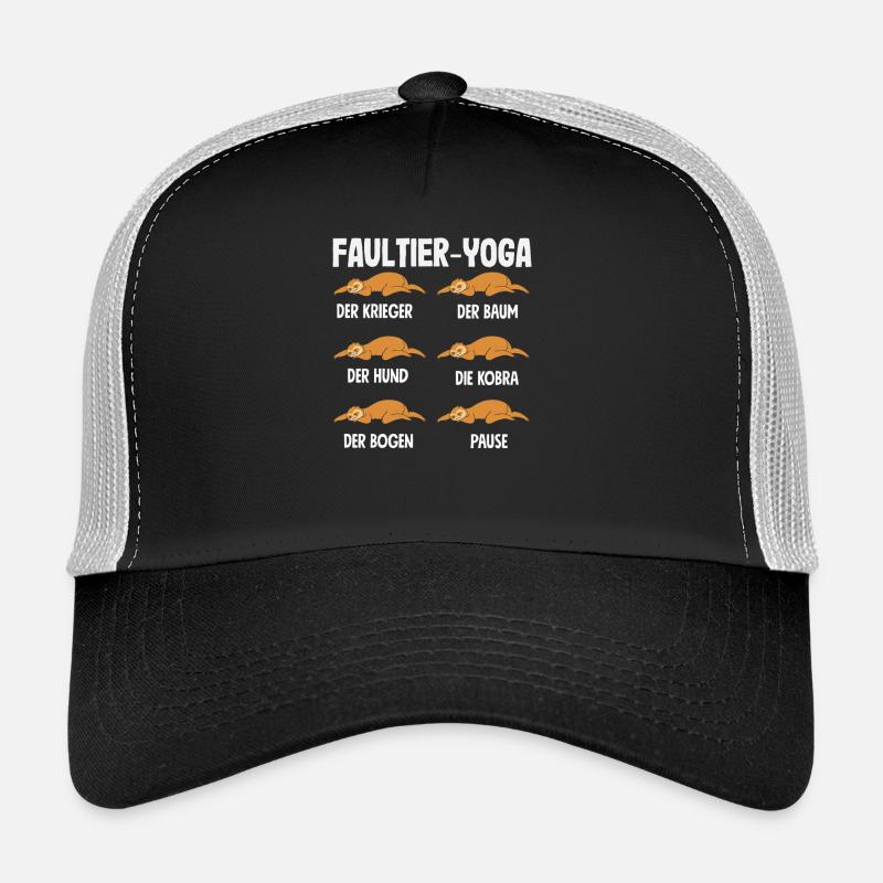 Sloth Yoga Routine Sports Gift Trucker Cap