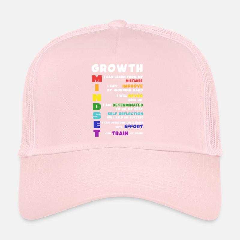 Growth Mindset Acronym Poster Trucker Cap