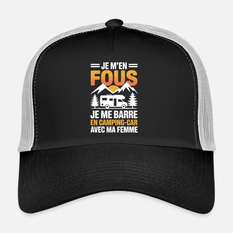 I'm crazy I'm going out in a motorhome Humor - Trucker Cap - black/stone grey