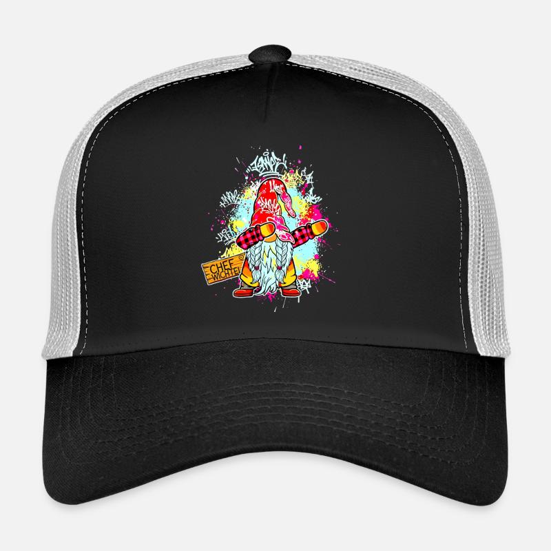 CHEF WICHTEL Dab Graffiti Männlich Xmas - Trucker Cap - black/stone grey
