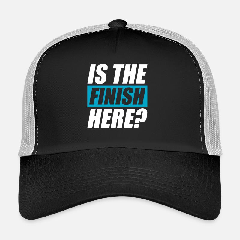 La fin est-elle là ? Coureur de course drôle Casquette trucker 