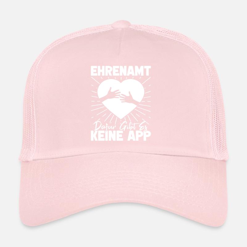 Bénévole travailleur social Pas d’application Casquette trucker 