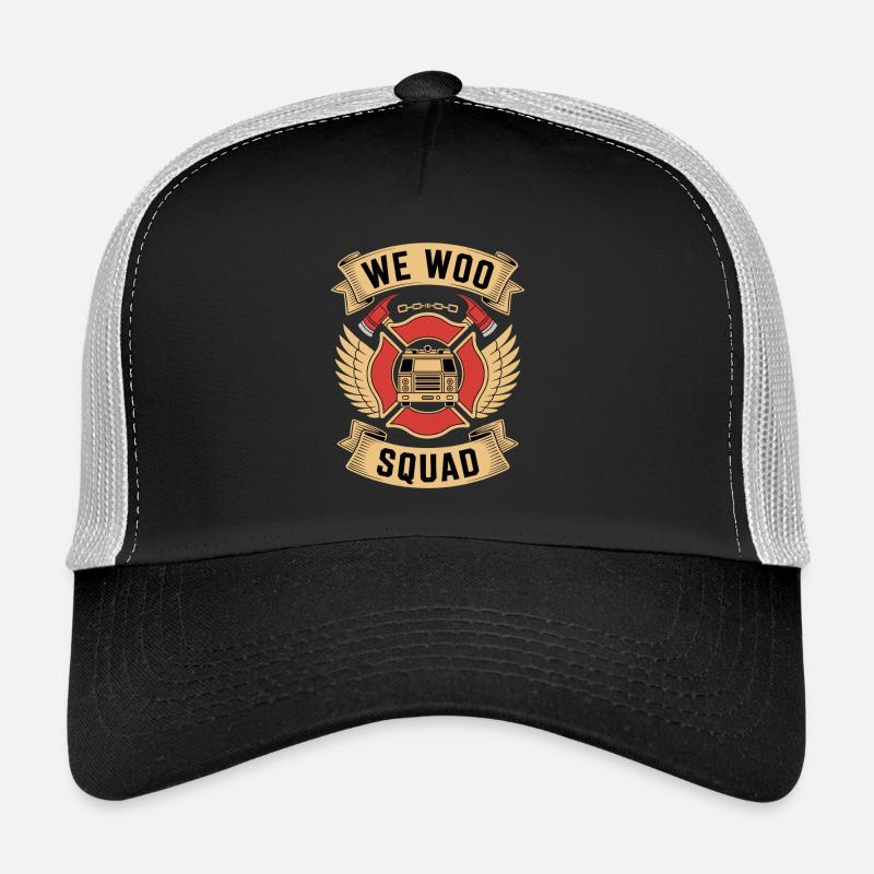Wee Woo Squad Feuerwehrauto Feuerwehrmann Trucker Cap
