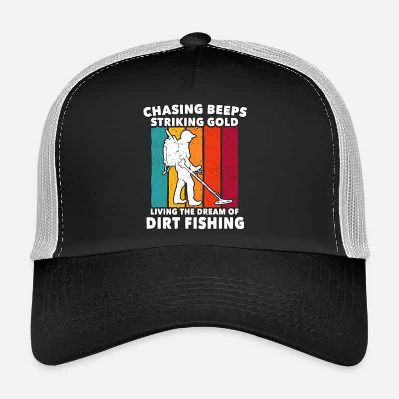 Sondages de pêche en terre Casquette trucker 