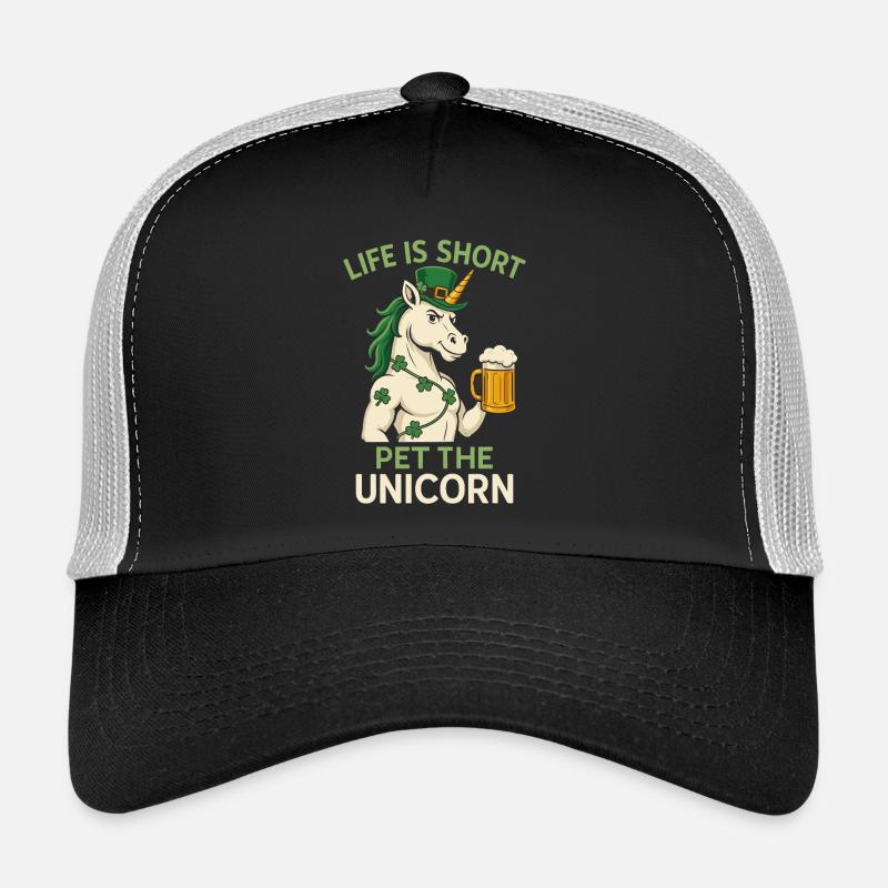 Leben ist kurz – Einhorn Prost Trucker Cap