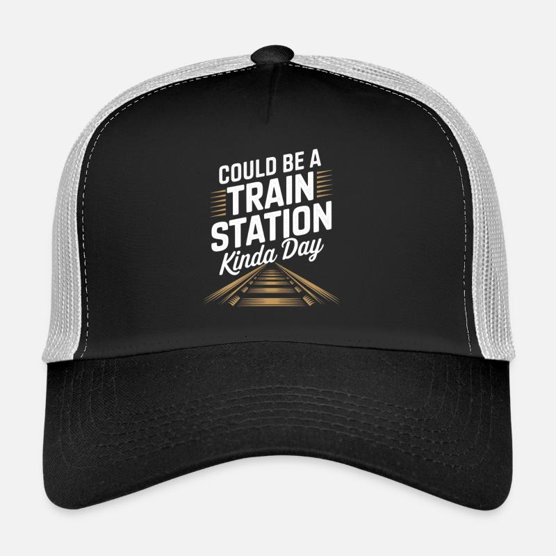Ça pourrait être un jour de gare Casquette trucker 