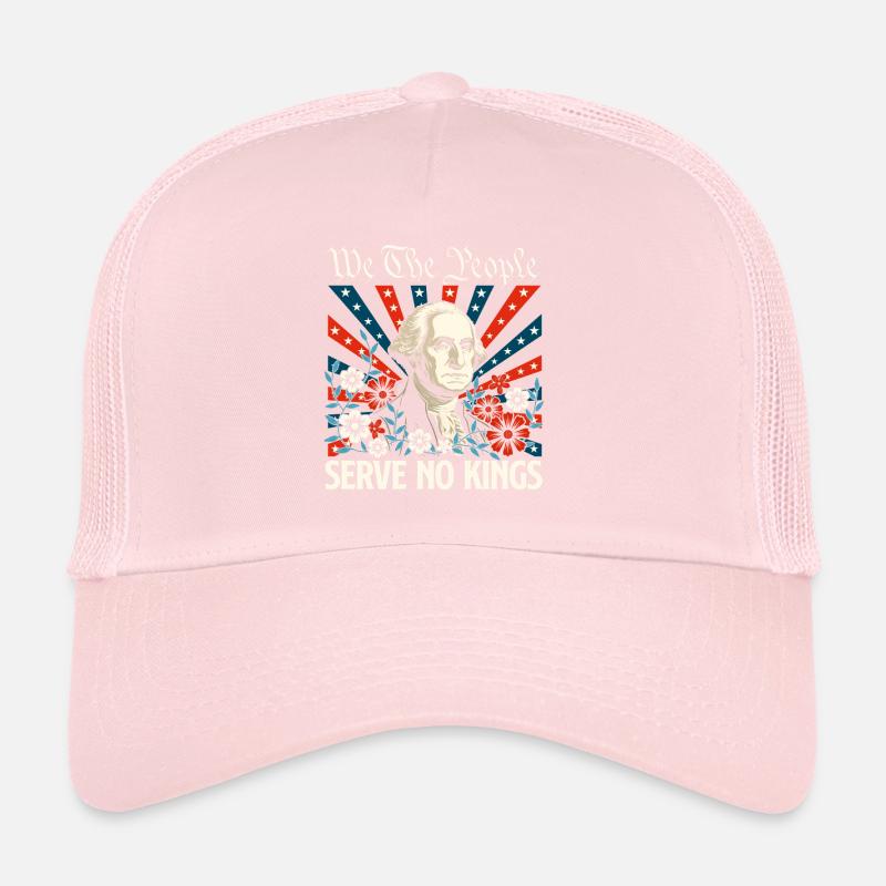 Nous, le peuple, ne servons pas de rois Democracy USA Casquette trucker 