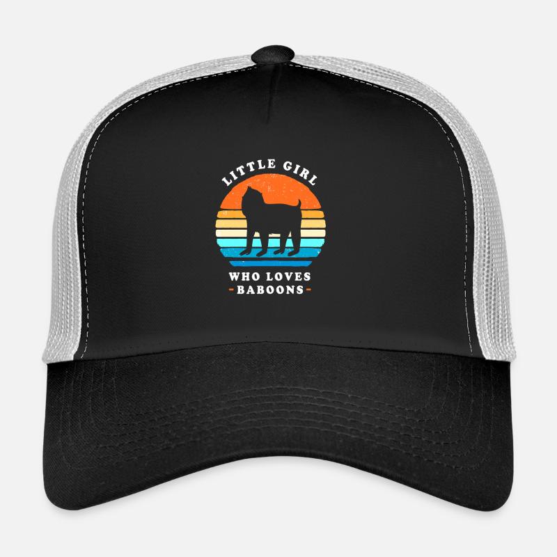 Pavian Primat Affe Affen Baboon Trucker Cap