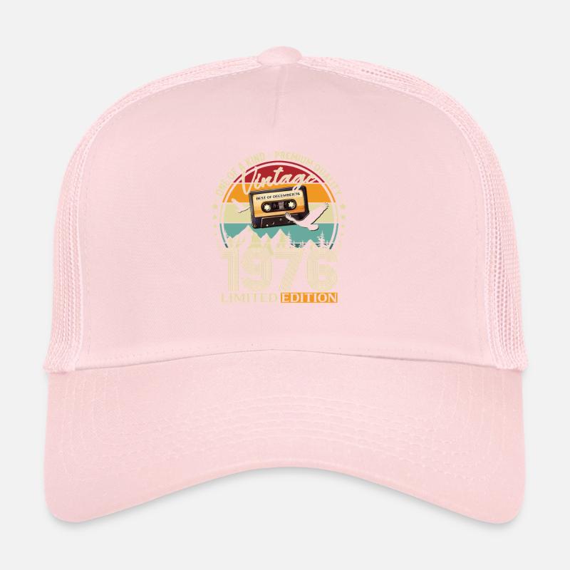 49e anniversaire cassette décembre 1976 Casquette trucker 
