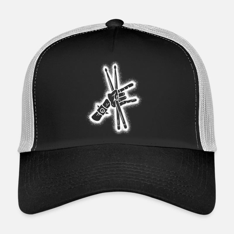 Batterie Batteurs Garçons Hommes Batteurs Casquette trucker 