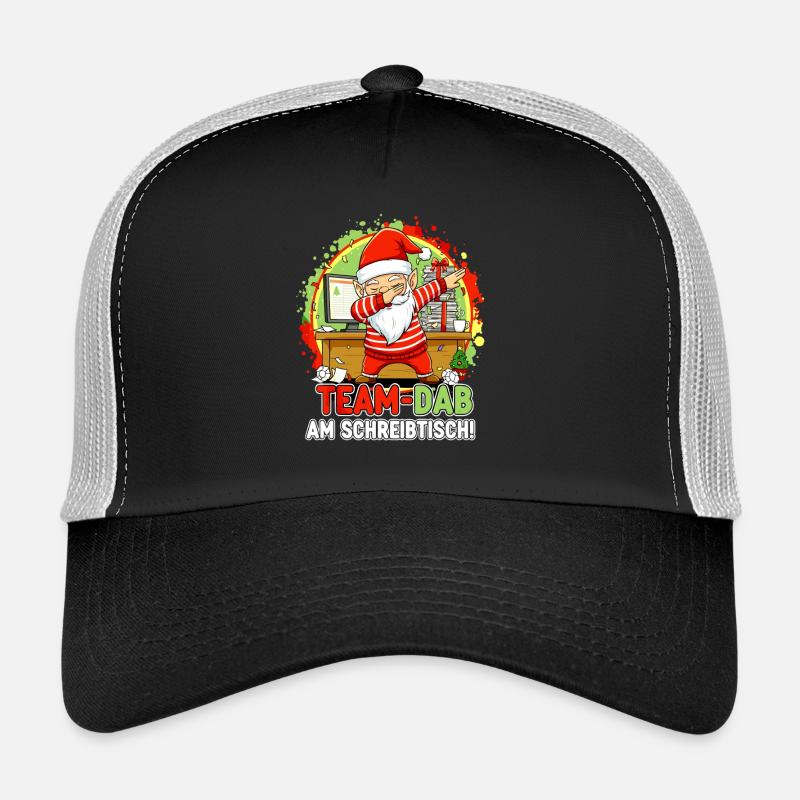 TEAM-DAB AT DESK Office Gnome Office Xmas Trucker Cap