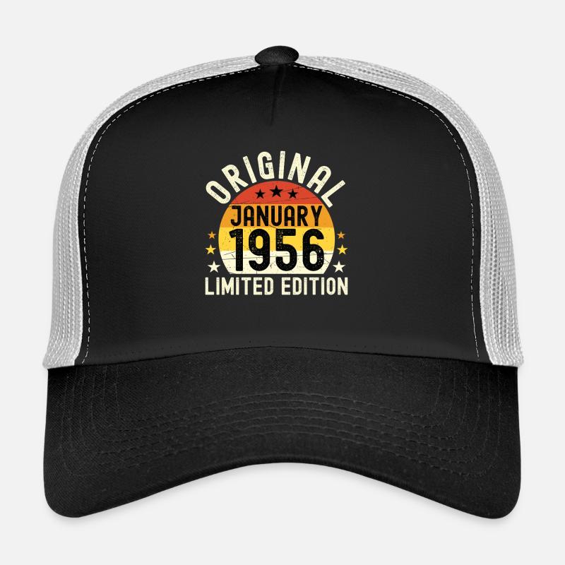 Anniversaire Janvier 1956 Limited Edition Original Casquette trucker 