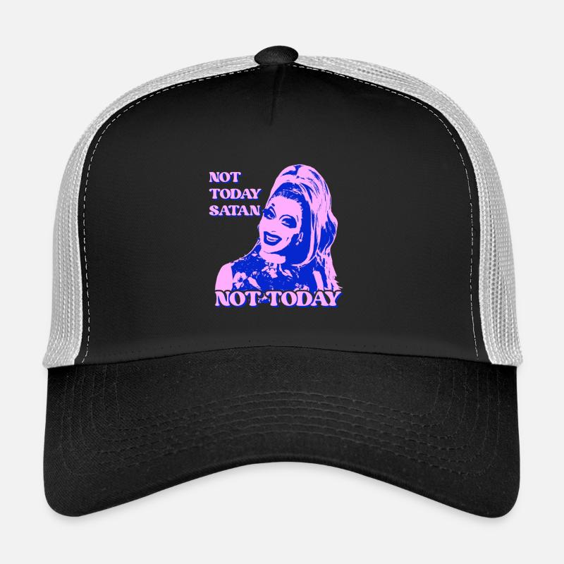 Not Today Satan Pop Art Trucker Cap