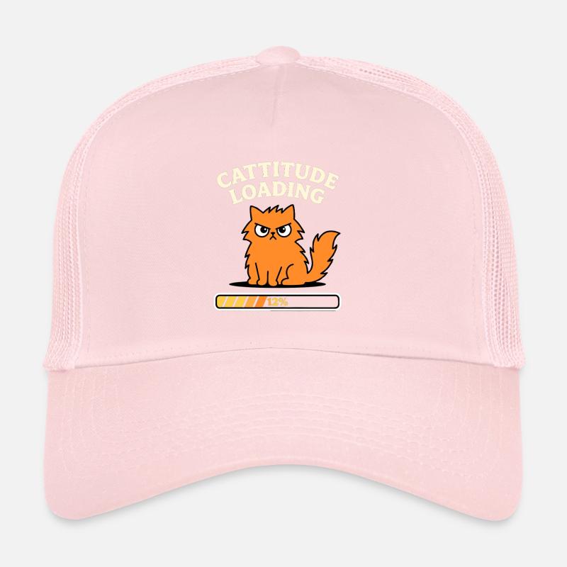 Chat de mauvaise humeur Casquette trucker 