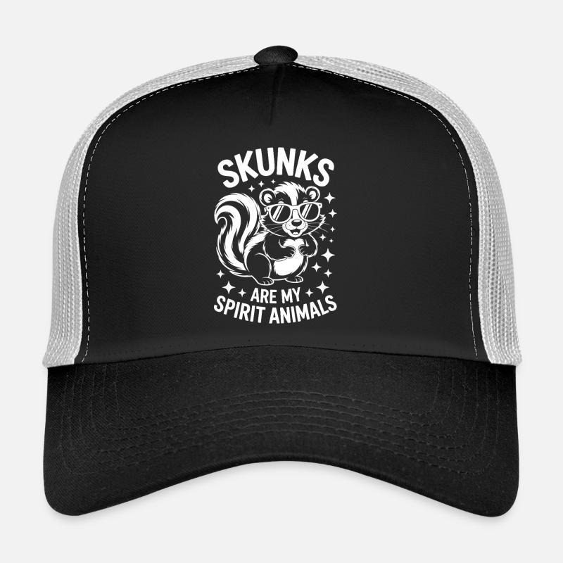 Skunk Saying Funny Skunk Gift Trucker Cap
