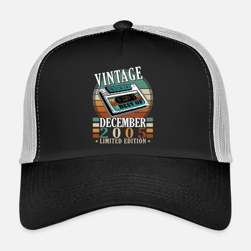 Vintage Dezember 2005 Limitierte Edition Trucker Cap