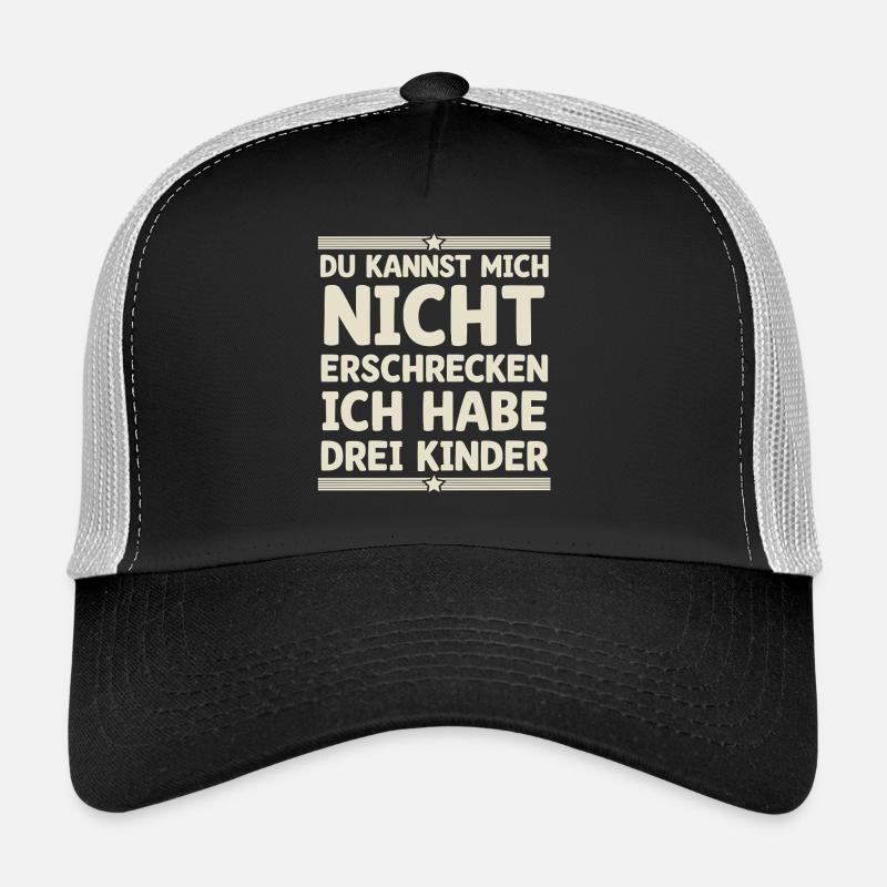 3 Children Mom Mom Dad Father Trucker Cap
