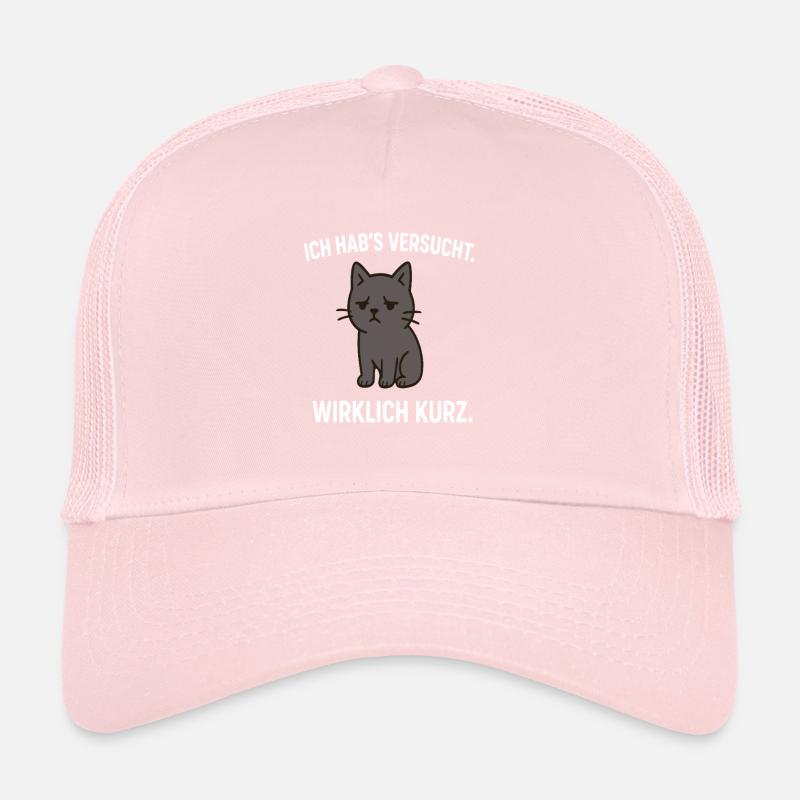 I tried, really short Trucker Cap