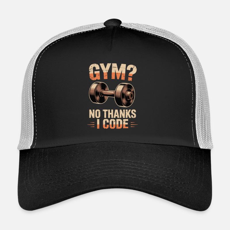 Des graphismes amusants sur le sujet de la programmation Casquette trucker 