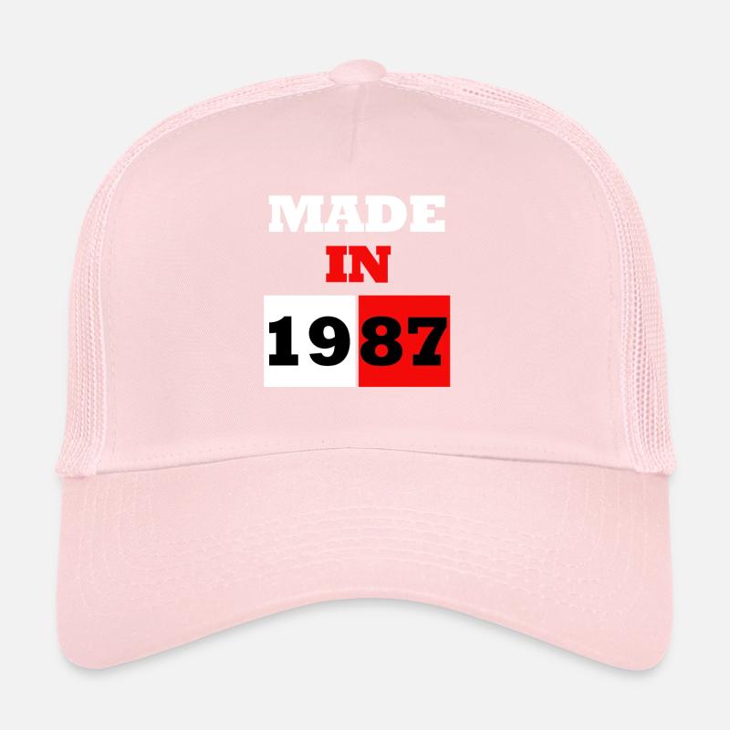 Made in 1987 Anniversary Trucker Cap