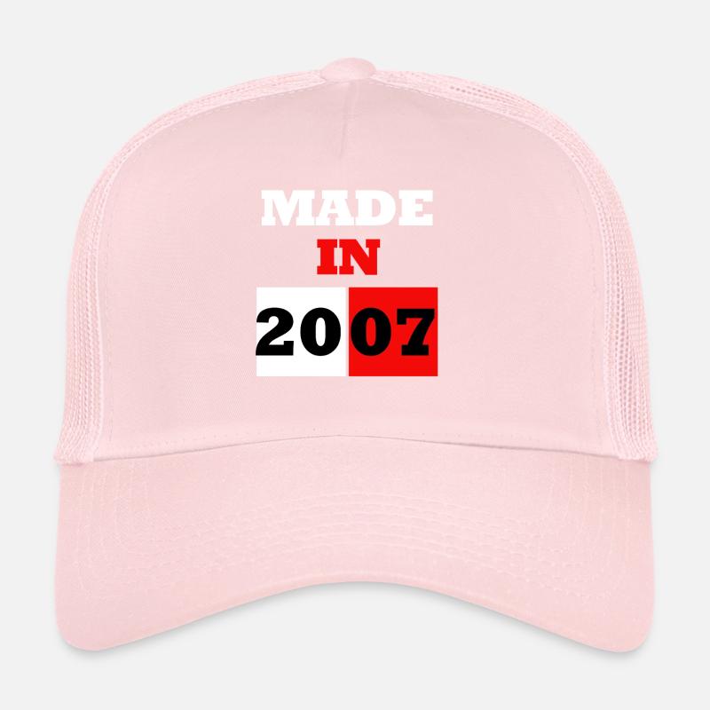 Made In 2007 Anniversary Trucker Cap