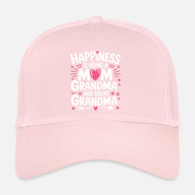 Happiness Design: Mama Oma Großmutter Trucker Cap