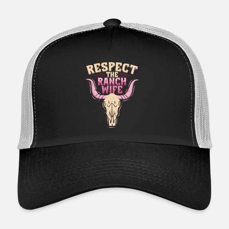 Épouse d’une mère fermière Casquette trucker 