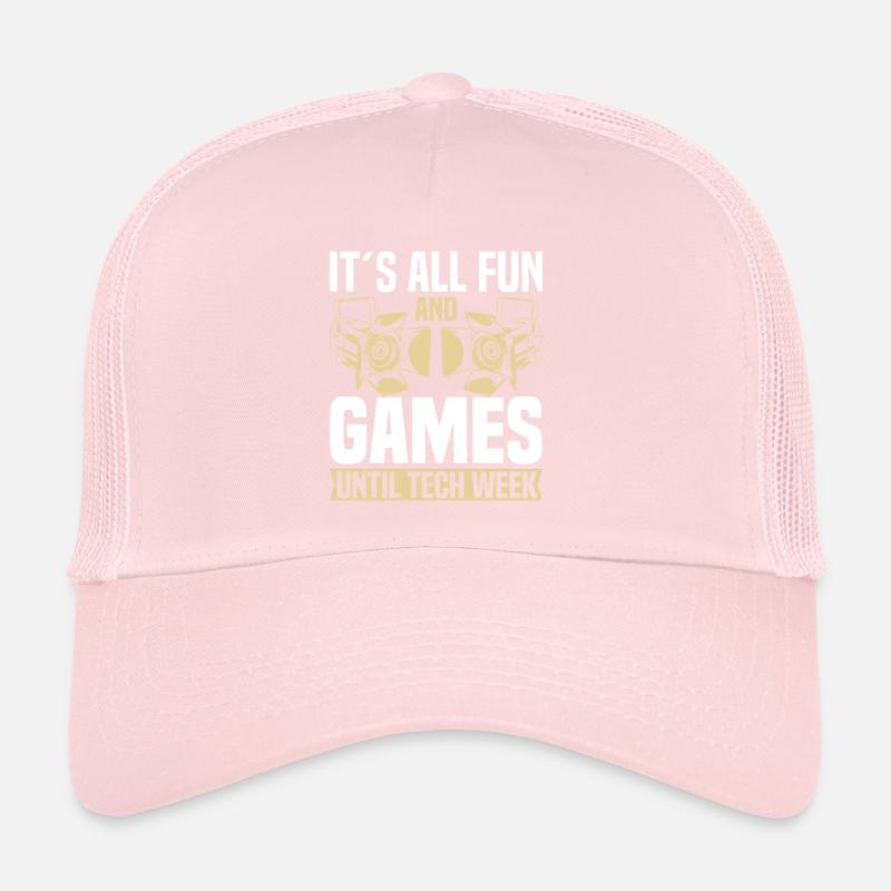 Stagehand, Theatertechniker, Lichttechniker, Trucker Cap