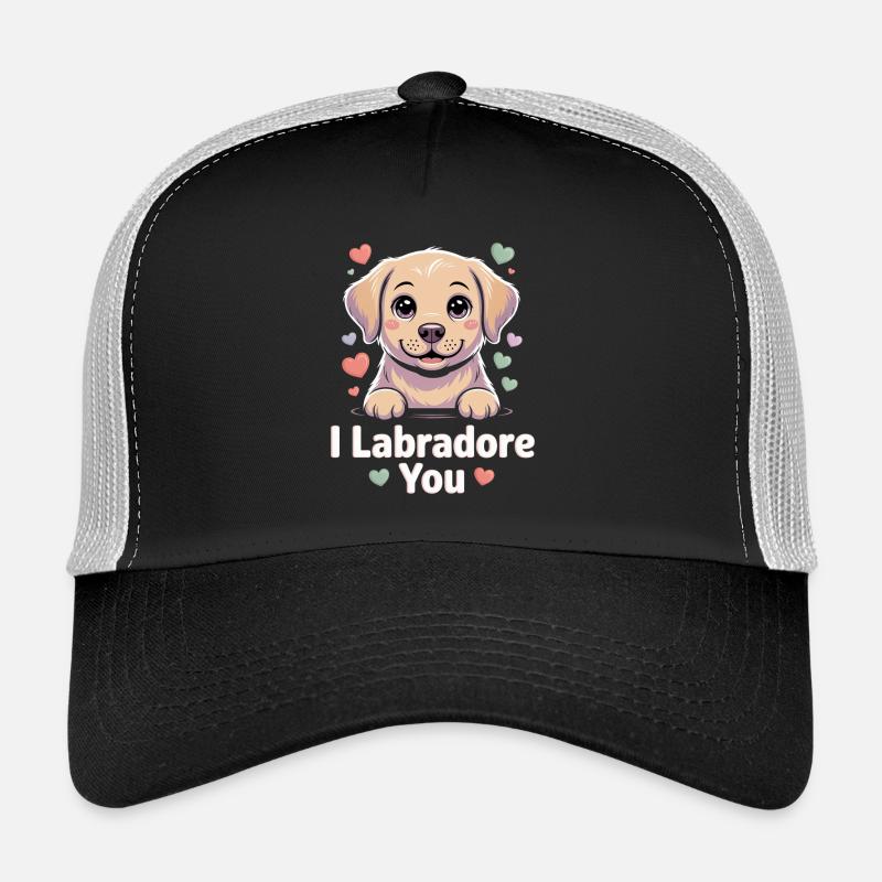 Ich Labrador, du Herz, Welpe Trucker Cap