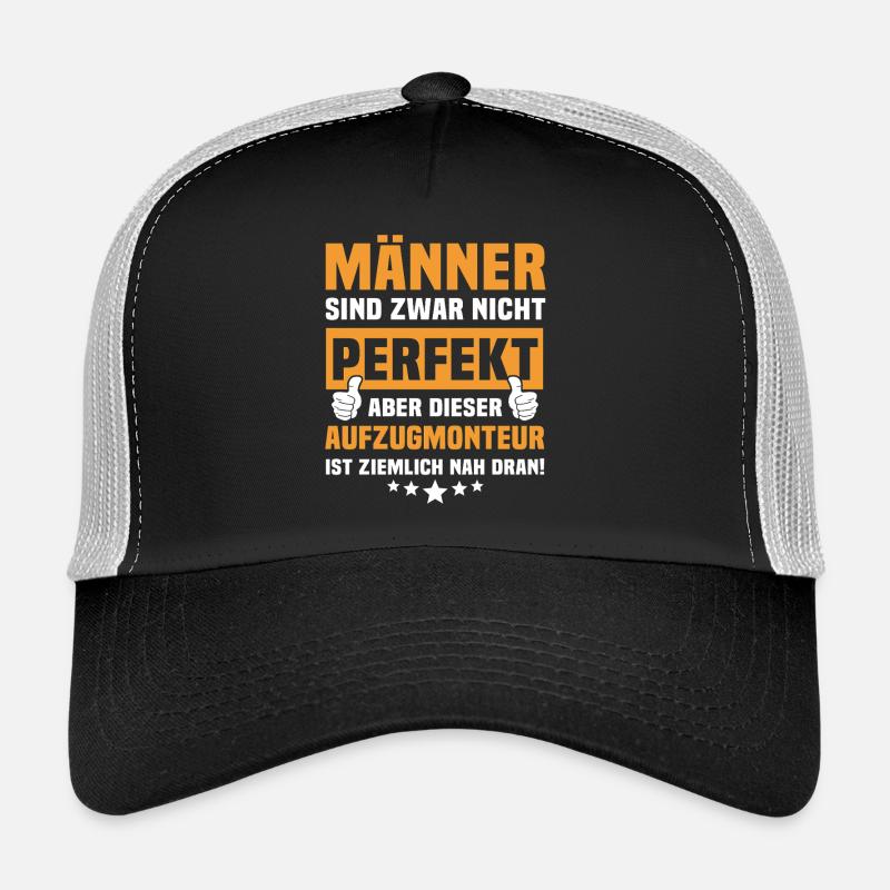 Dictons drôles du monteur d’ascenseurs Casquette trucker 